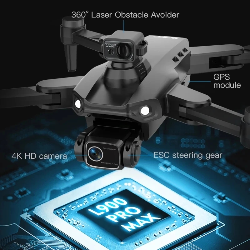 L900 Pro MAX GPS Drone 4K Prof - Drone Kit Professional ulasan dan harga